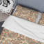 Cachemire crème floral - ensemble de housse de couette abstrait - microfibre de polyester-515347441
