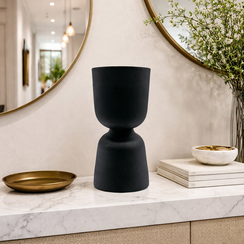 Vase de table Kilgellon, Noir