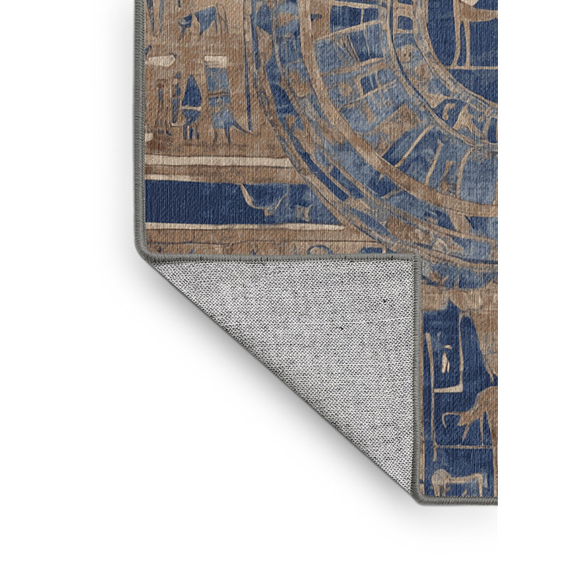 Machine Washable Gray Area Rug, Rectangle 8' x 12'