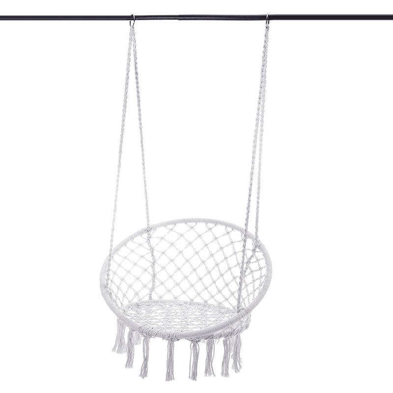 Katharine Deluxe Hammock Swing Chair, White