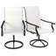 Chaises d'extérieur, ensemble de 2 chaises pivotantes, chaise-400010805