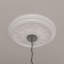 Médaillon de plafond Endurathane Hamilton, DE 17 3/8 po x P 1 3/4 po (convient aux auvents jusqu'à 3 3/4 po), finition dorée peinte à la main-27786764