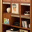 Bibliothèque en bois H 55,5 "x l 29,8"