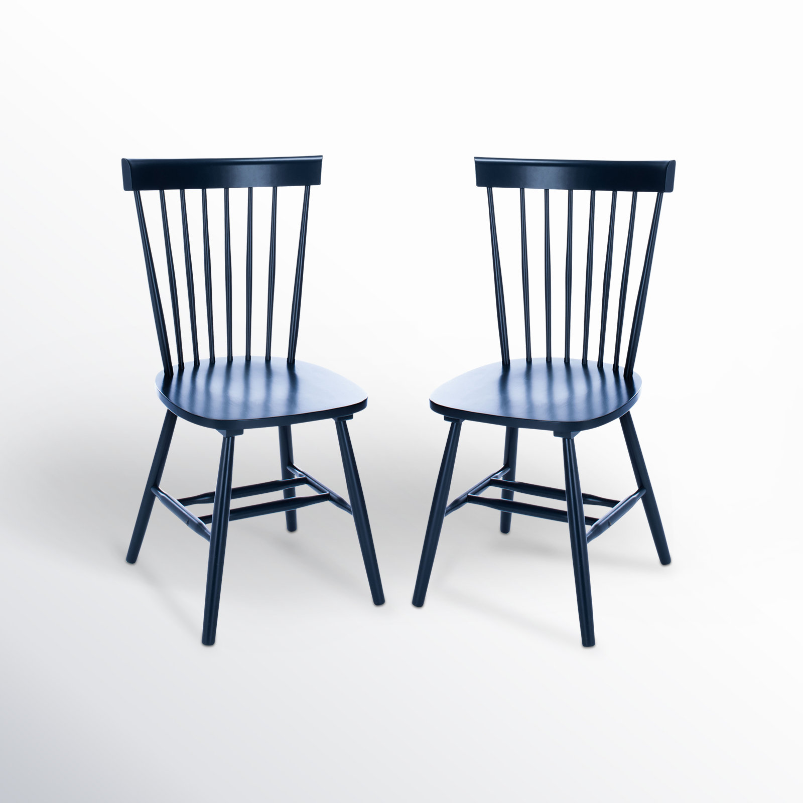 Matanna Oak Side Chair, Navy