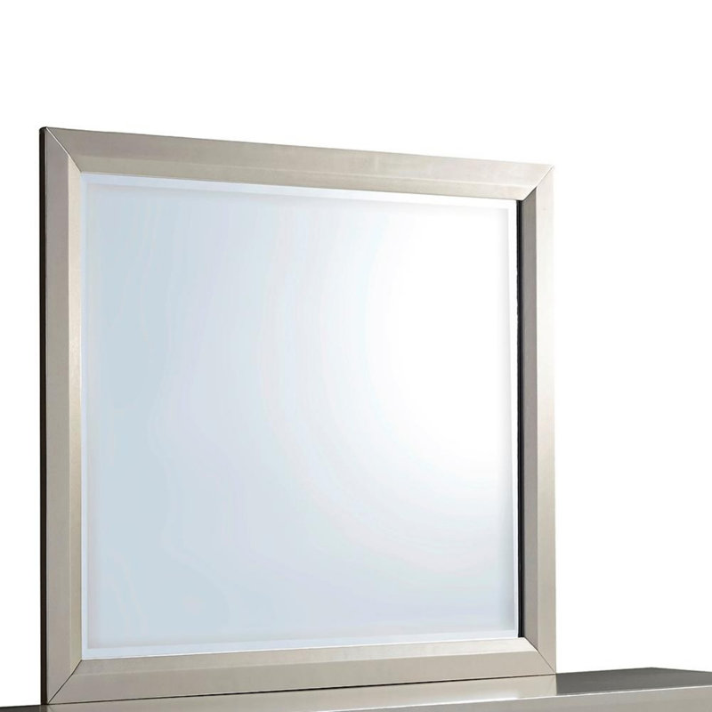 Miroir en argent massif