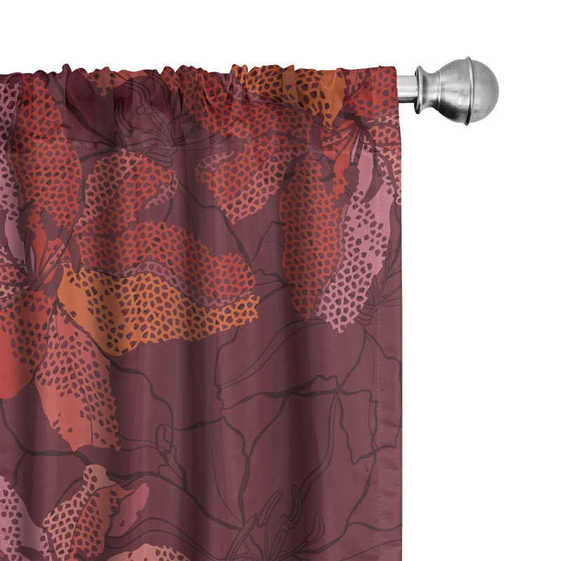 Semi Sheer Curtain Pair, 28" W x 95" L