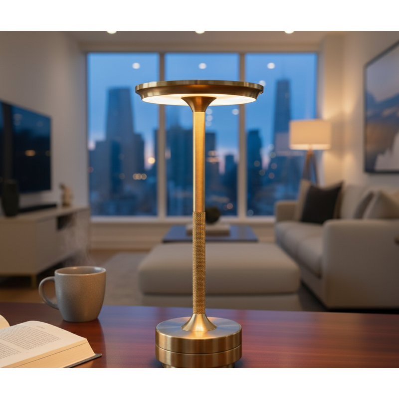 Cherry Table Lamp, Gold