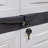 Lockable Storage Cabinet with 3 Adjustable Shelves - Gray - 48 in (1.2 m)-911160002