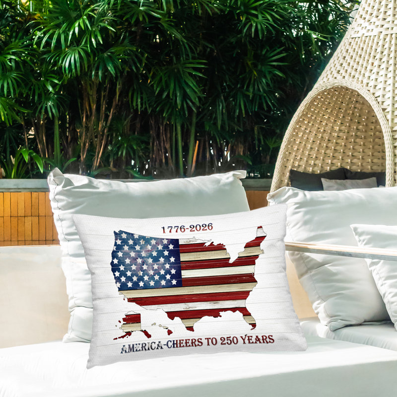 Coussin extérieur America 250 Year Celebration, par Cindy Jacobs