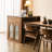 Simple and Retro Brown Design Dining Table