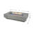 Positano 60" Liquid Sandstone Fire Table-88670664-88670665