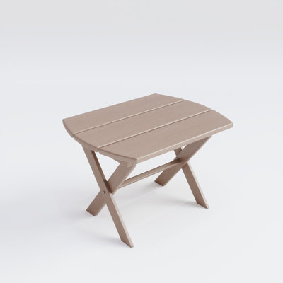 Table d'extérieur pliante en composite Keystone Amish Co. en bois patiné