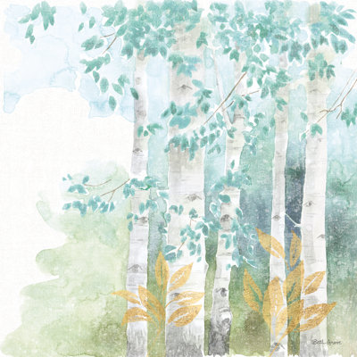 Natures Leaves III by Beth Grove - Wrapped Canvas Painting