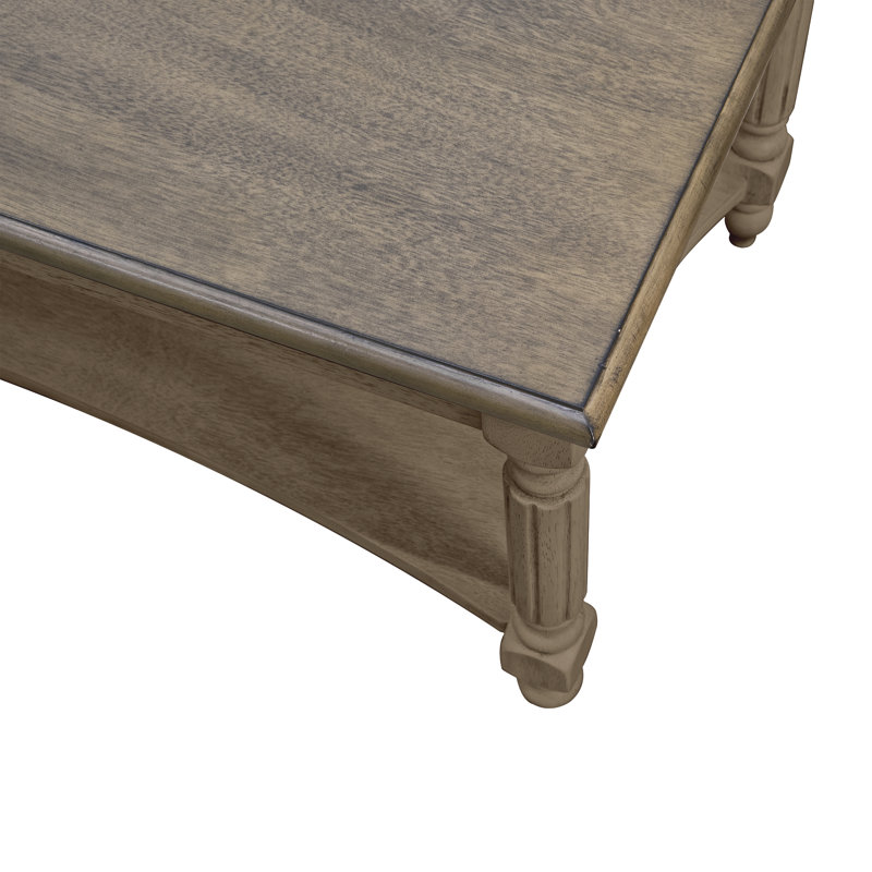 Branham Solid Wood Rectangular Coffee Table