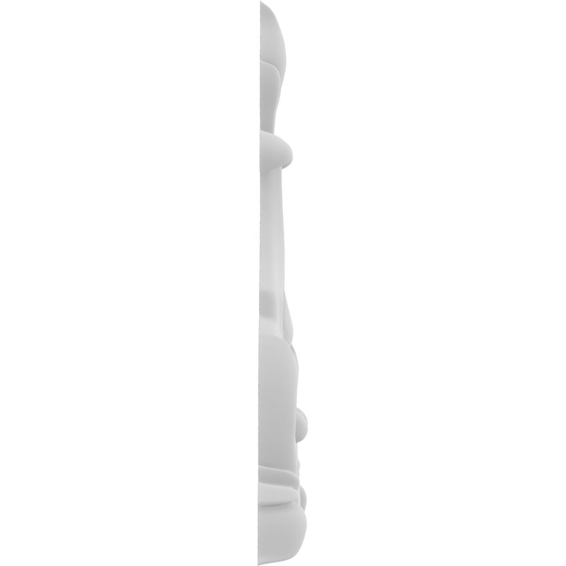 Rosette trenton, H 10 po x l 5 po x P 0,63 po