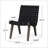 CHARLOTTE Transitional Outdoor Lounge Chair Set With Durable Rope Weave And Acacia Wood Frame,  For Modern Backyards-588394345