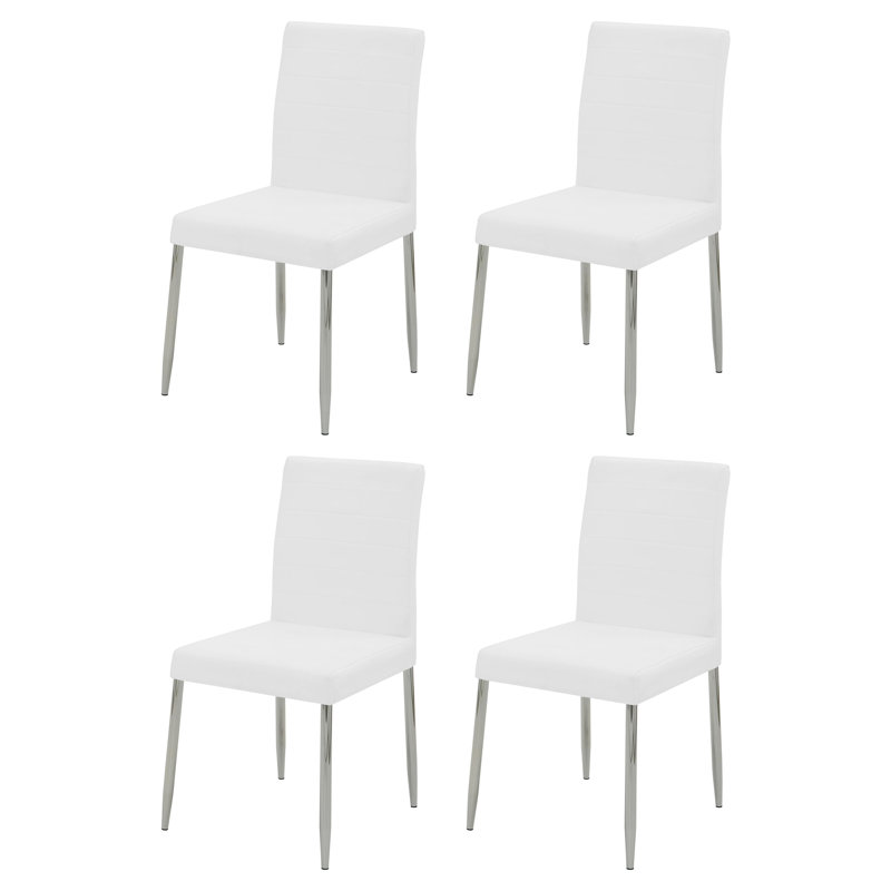 Asuka Upholstered Side Chair, White