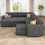 Canapé-lit modulaire avec repose-pieds Caren-115354299