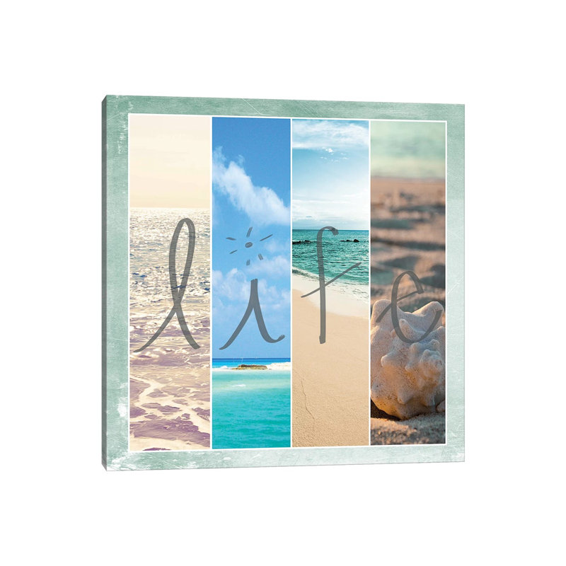 Sea Life by Susan Bryant - Gallery-Wrapped Canvas Giclée on Canvas, 30.48 cm H x 30.48 cm W, Canvas