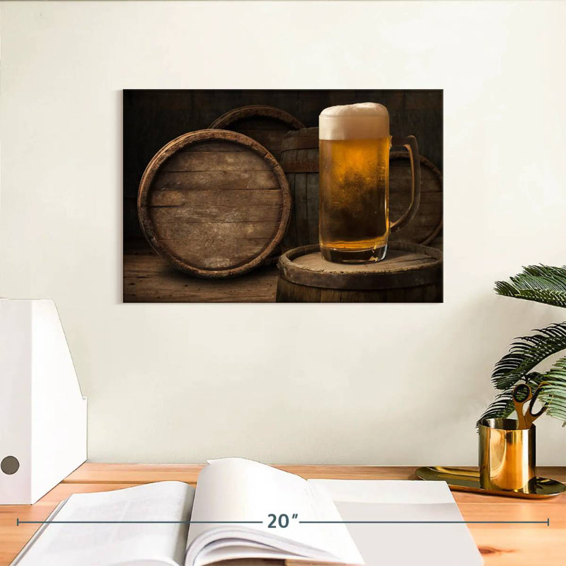 Yarlin Draft Beer Glass, 8" H x 12" W