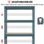 70cm W Manufactured Wood Height -Adjustable Shelving Unit-250100591-216312442