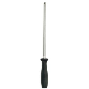 Idahone Fine Ceramic Sharpening Rod (12, Black Handle)