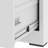 2 Drawer White Steel Horizontal Filing Cabinet, Build, Adjustable Hanging Bar, - Tip Design Metal Lateral Cabinet For Office, Cold Rolled Steel, Smooth Movement, Bearing Rails-1494995241