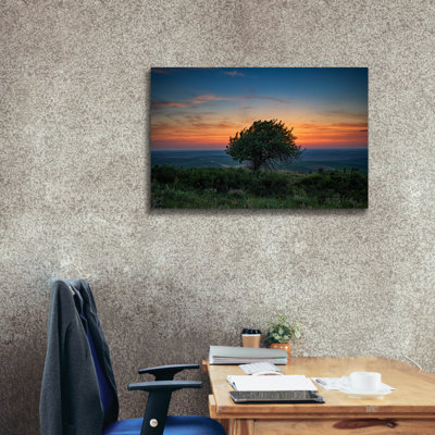 «Sunset On Steptoe Butte» par Rick Berk, art mural sur toile
