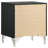 Malcolm Black 2-Drawer Nightstand Bedside Table