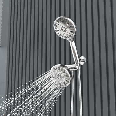 Système de douche complet chromé multifonction