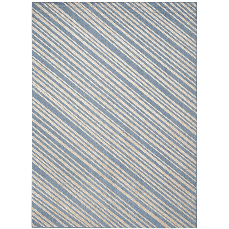 Guilford Performance Striped Rug, Rectangle 5'3" x 7'7"