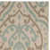 Tapis floral beige/turquoise Adelaide