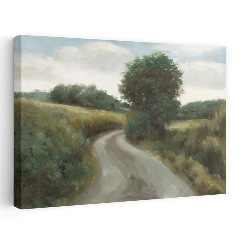 Willow Bend, paysage abstrait contemporain, affiche murale nature, H 24 po x l 36 po