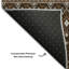 Tapis chocolat Prisco lavable à la machine de qualité supérieure-1893989192
