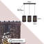 Chrystin 3 - Light Black/Dark Brown Kitchen Island Pendant-403705769