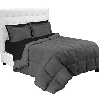 Polyester Box Stitch Comforter Set