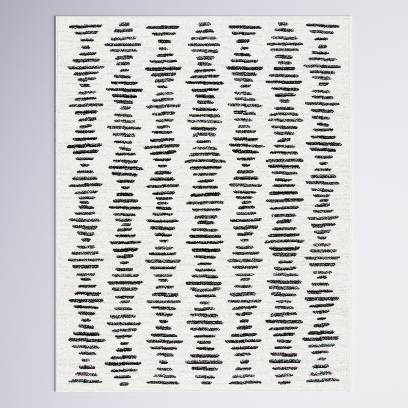Castonguay Geometric Indoor Rug, Rectangle 3' x 5'
