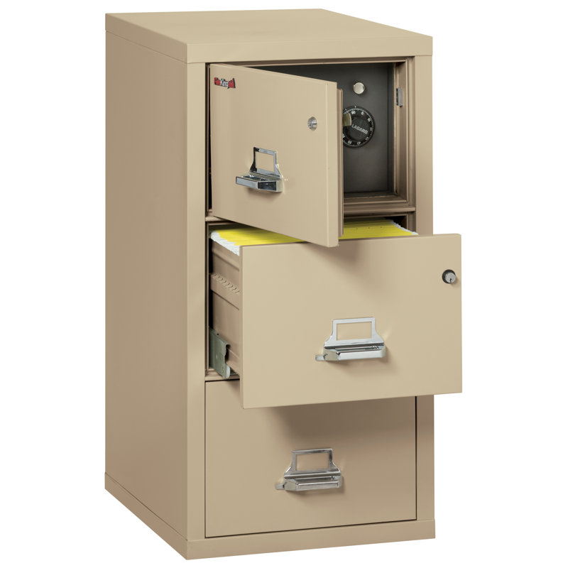Legal 3 - Drawer File Cabinet, Parchment, Parchment