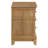 Esterel Wood 3-Drawer Nightstand, Honey Brown