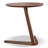 Gateshead Wood Side Table with V-Shape Base