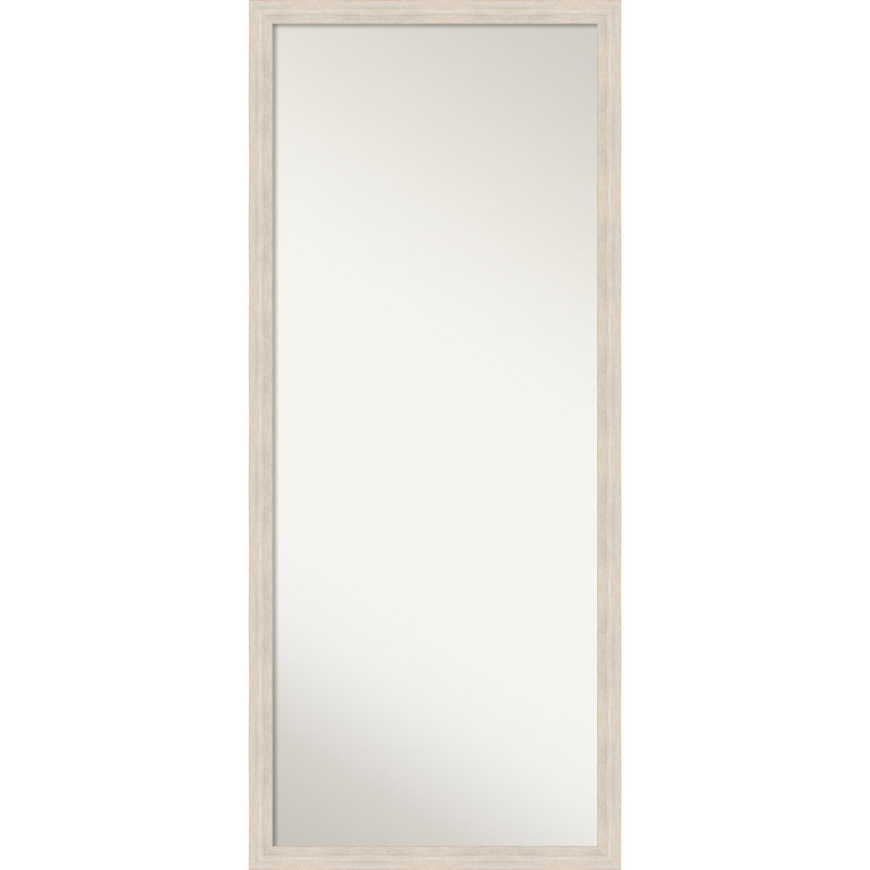 Miroir de salle de bain duveté, 32,88 po x 42,88 po, Blanc mat