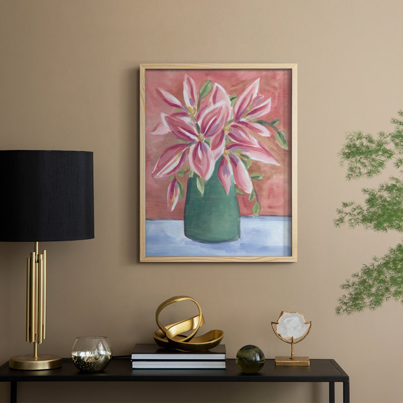 «Garden Parlor I», reproduction encadrée - bois massif, Naturel, H 11 po x l 9 po