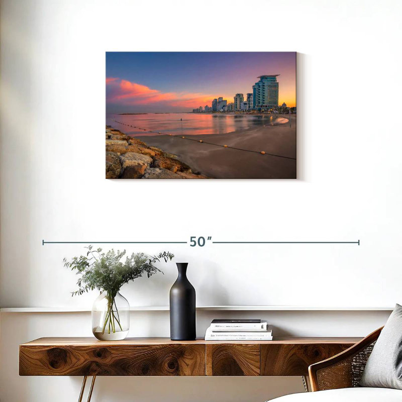 Rorry Coastal Tel Aviv Skyline, 20" H x 30" W