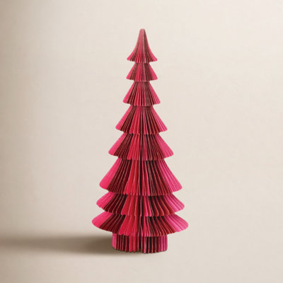 Paper Honeycomb Tabletop Christmas Tree