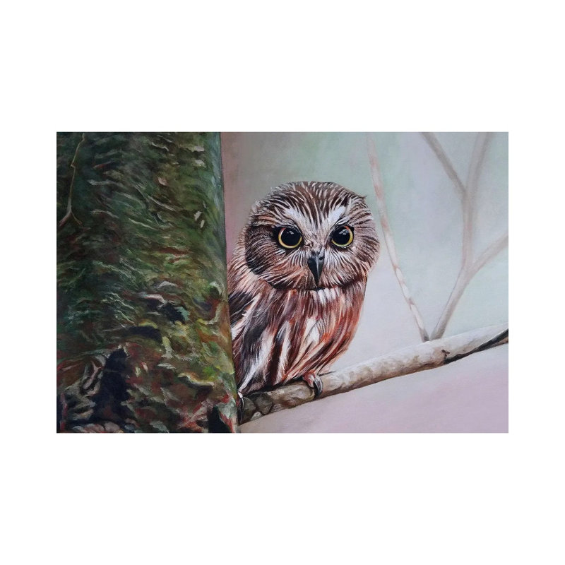 Night Eyes by J.Bello Studio - Wrapped Canvas Print, 20.32 cm H x 30.48 cm W