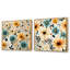 Nikolai - Ensemble de 2 collages floraux carrés-101865618-101865619