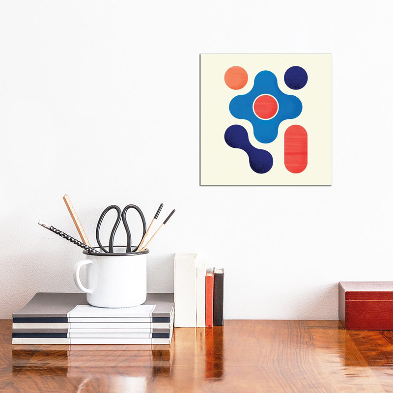 Geometric Abstract I, Canvas, 30.48 cm H x 30.48 cm W