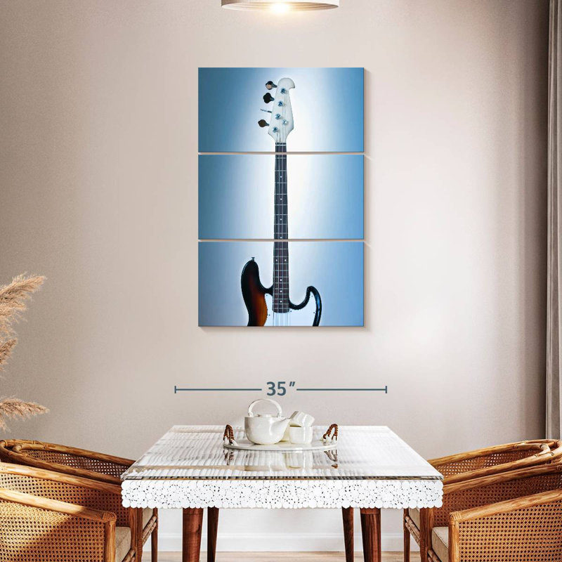 Abarca Cool Bass Guitar, 32" H x 20" W