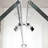 Bifold Swing Double Glass Panel Shower Door 30 In.W X 72 In.H,Adjustable Frameless Shower Door With 1/4 Inch Clear Tempered Glass-113931014