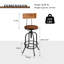 Tabouret de bar industriel pivotant réglable-1632694956-1675023022